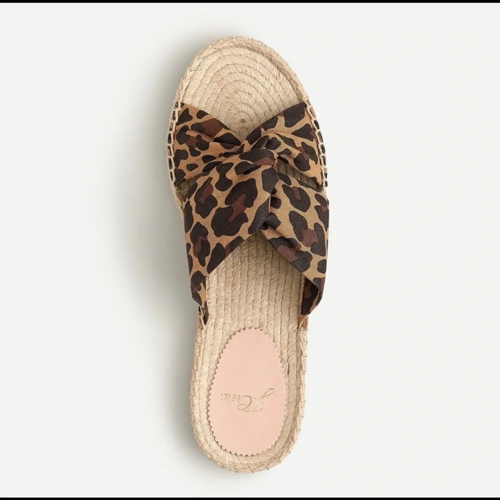 HOST PICK X2๐J crew leopard espadrilles - Picture 1 of 4